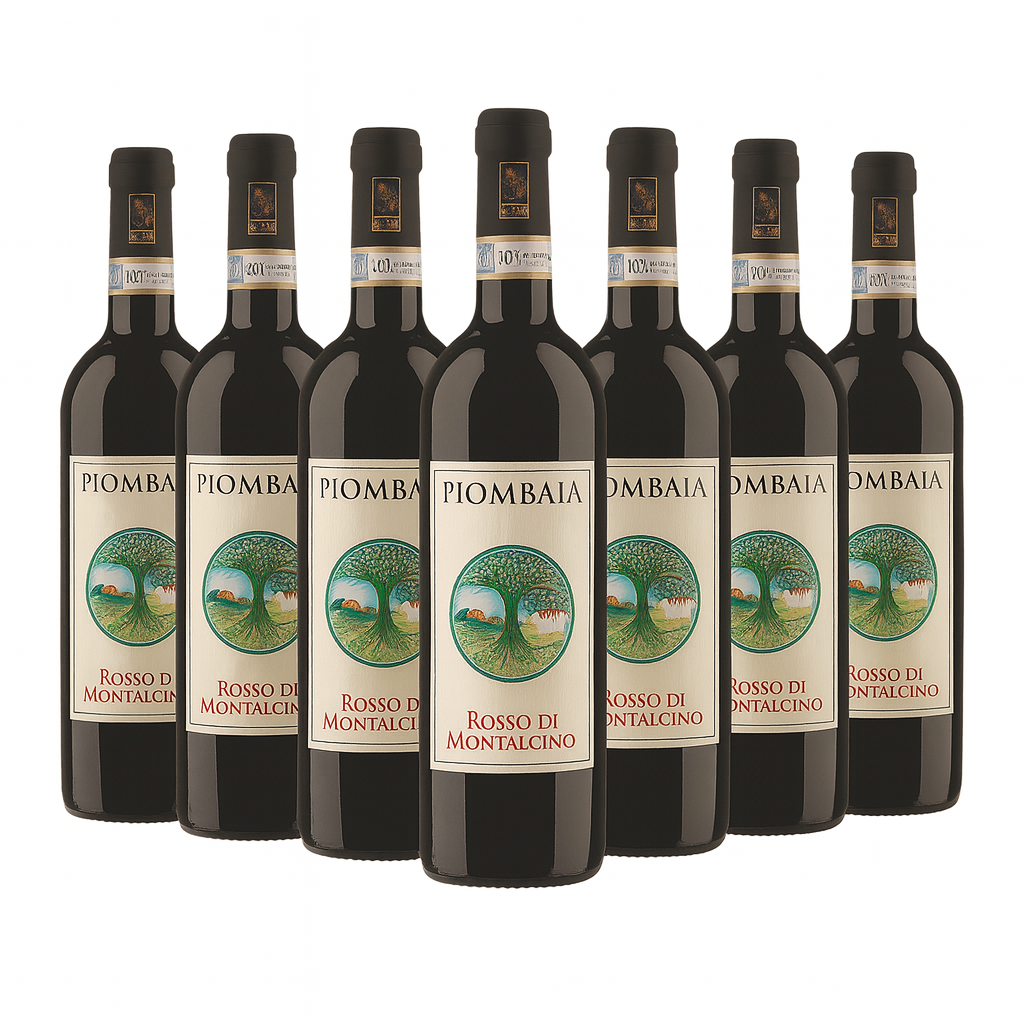 Case (6 bottles) - PIOMBAIA Rosso di Montalcino (2022, 2023)